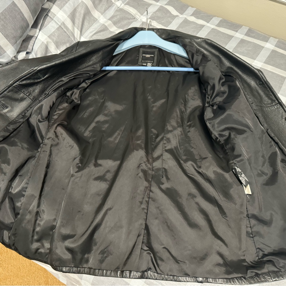 Women’s Button Down Leather Jacket - image 2